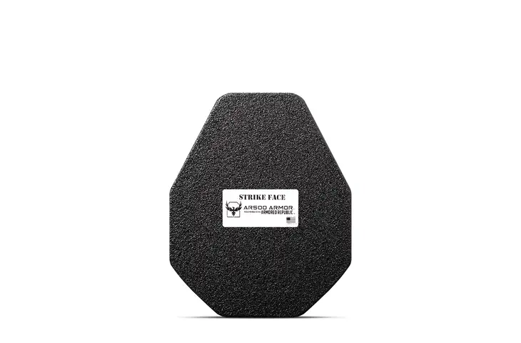 AR500 Armor Level III+ 10x12 Lightweight ALSC Flat Body Armor Plate